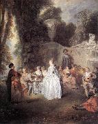 WATTEAU, Antoine Ftes Vnitiennes china oil painting reproduction